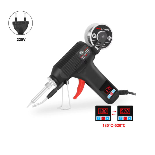 Soldador Eléctrico Tipo Pistola con Alambre de Aportación 80W Rango 180 a 520º