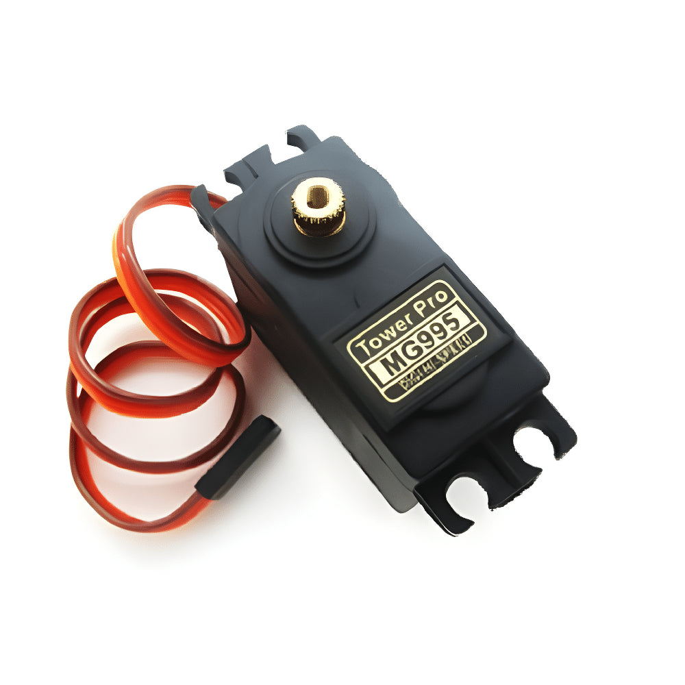 Actuador Servo MG995 con Rango de Movimiento 180 Grados