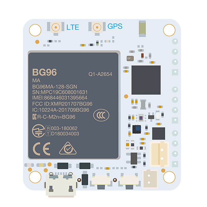 WisTrio NB-IoT Tracker Pro Quectel BG95-M3 RAK5010 - RAK5010-BG95 (4 sensores)