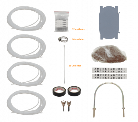 RKF-1 FIBRA 52-ODF inc-576-FC/UPC 54x75x145cm 2-Puertas Exterior-Piso IP65