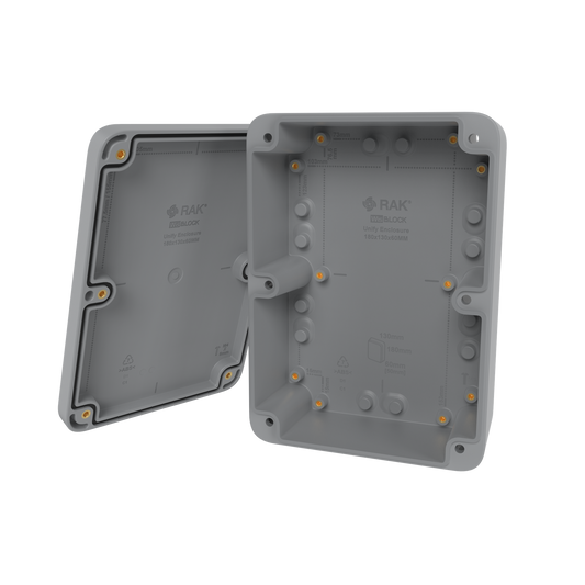 Gabinete gris Unify IP67 180x130x60mm