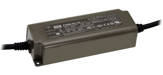 Driver LED plástico voltaje flicker PFC opción DALI DALI-2 60W PWM-60 - 48V - DA - DALI