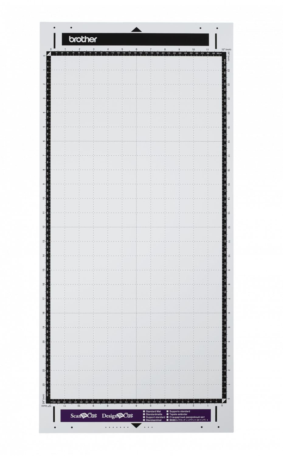 CAMATSTD24. Alfombrilla de corte estándar Brother para ScanNCut 2, área de 305x610 mm, compatible con materiales de 0,2 a 1,5 mm