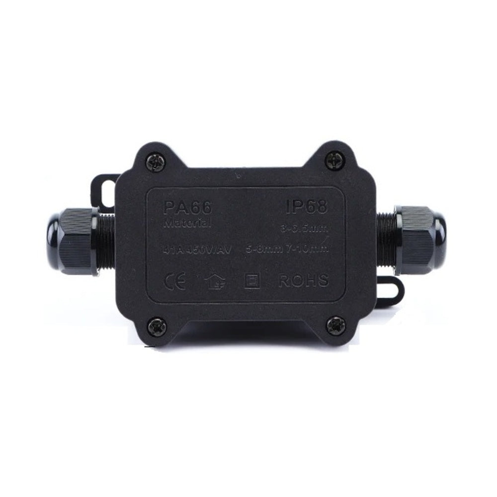 Contenedor hermético resistente al agua clasificación IP68 con doble entrada