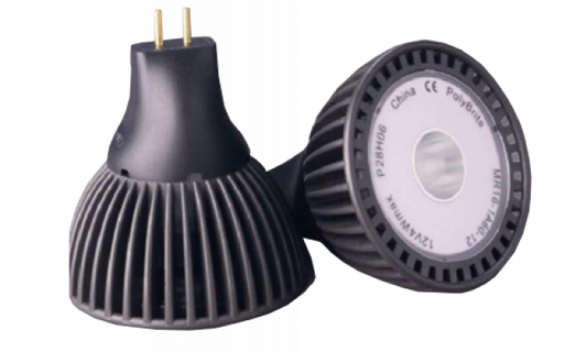 LA-MR POLYBRITE MR16 Azul 4W 9-15VDC MR16-1B60-12
