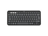 Logitech Teclado inalambrico Pebble Keys 2 K380s Grafito Esp
