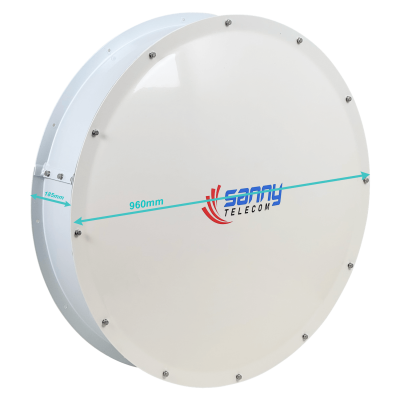 RAD-3C. SANNY Par 960mm Curvado 3-Soportes Cubierta Domo Protector Radomo P/DISH-5G34