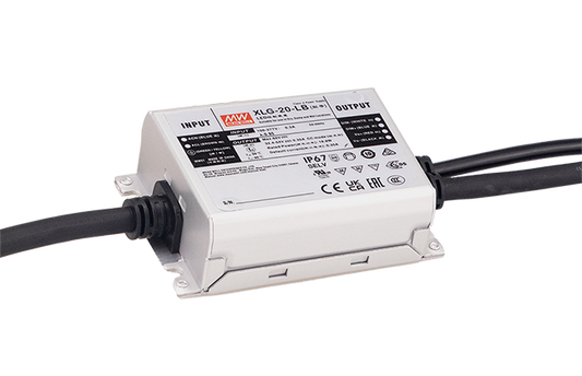 Driver LED metal de corriente PFC 20W XLG-20 - 700mA (comúnmente usado) - Fija