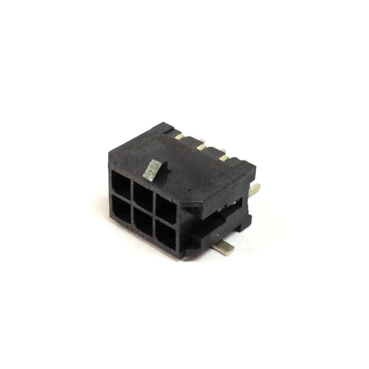 Conjunto de 100 Piezas – Microconector 3.0MM MICRO-FIT 2X03 a 90° de Montaje Superficial