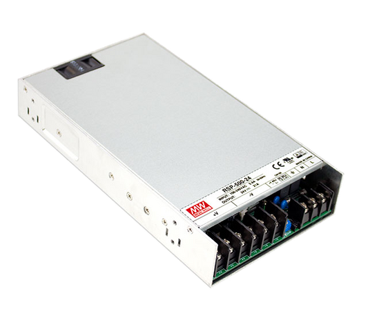 Fuente de poder Gabinete PFC 500W 1 Salida RSP-500 - 24V