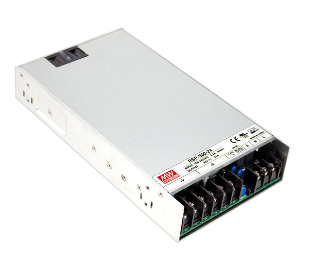 Fuente de poder Gabinete PFC 500W 1 Salida RSP-500 - 5V