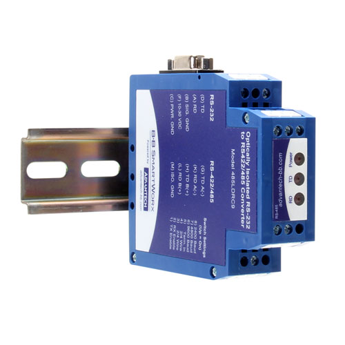 Convertidor Industrial aislado RS-232 a RS-422/485