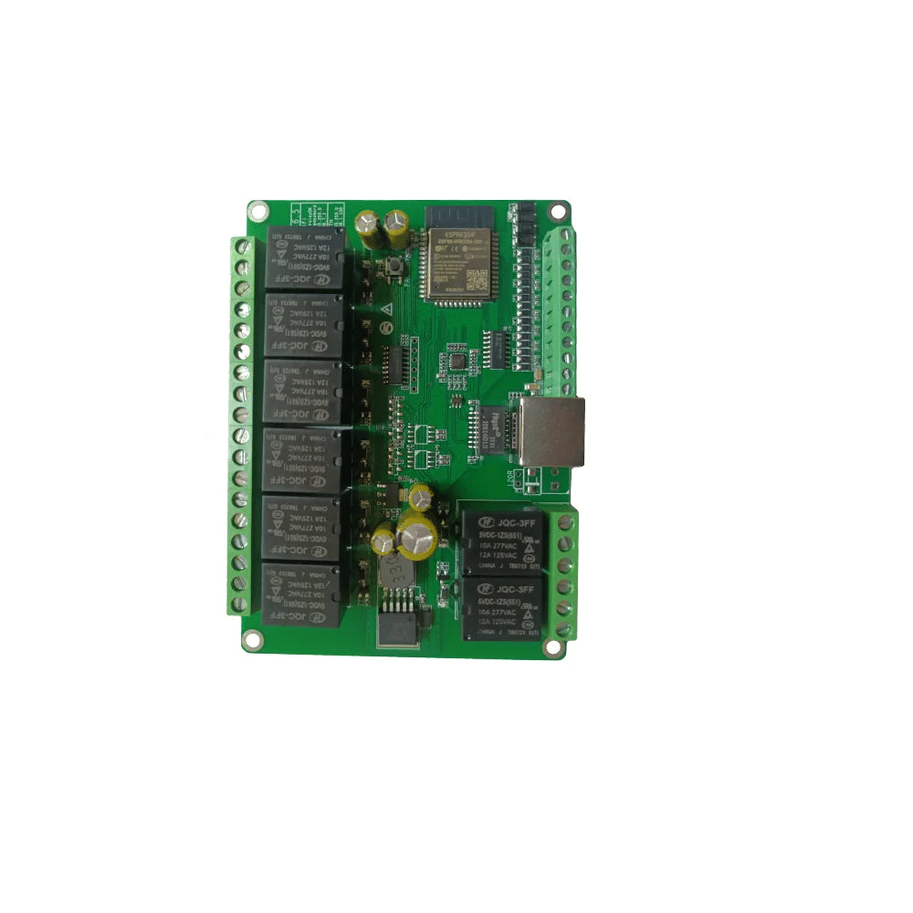 Gestor Inteligente de 8 Salidas con Procesador ESP32 Conectividad Ethernet/Wifi