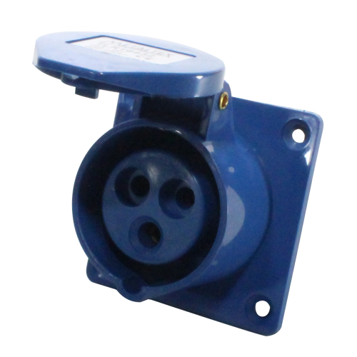 Enchufe industrial hembra socket panel 220 a 250VAC 16 a 63A serie TLR - 16A - 3P+T - 9H