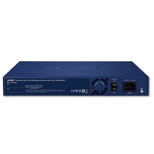 Router de Seguridad VPN Empresarial PLANET XVR-800 con Doble 10G y 4 Puertos Gigabit