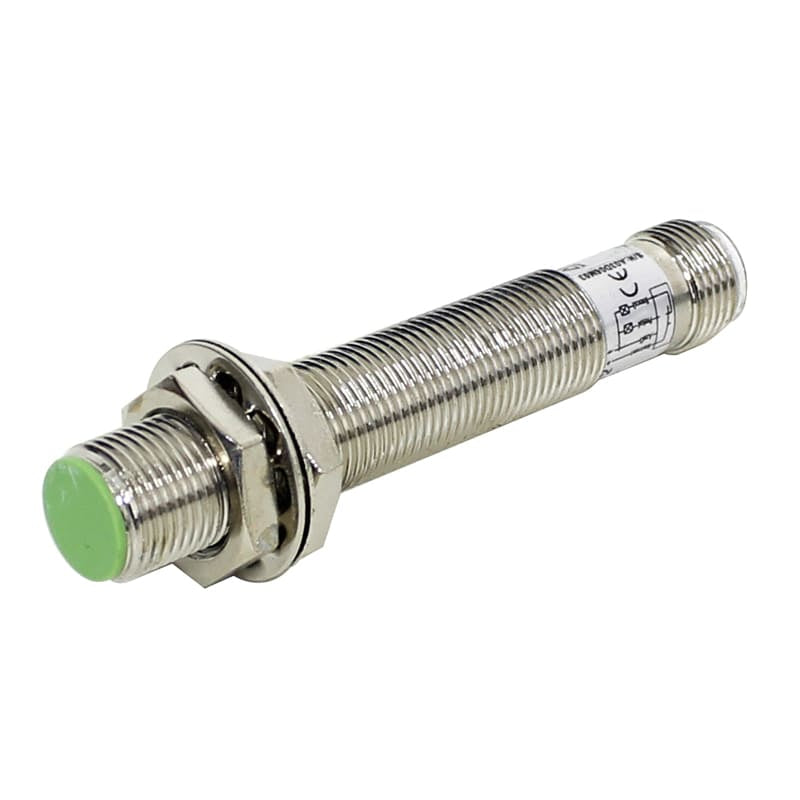 Sensor inductivo Rasante NPN 2 mm - NA+NF - Conexión M12 - PNP conector M12 [1NA+1NC]