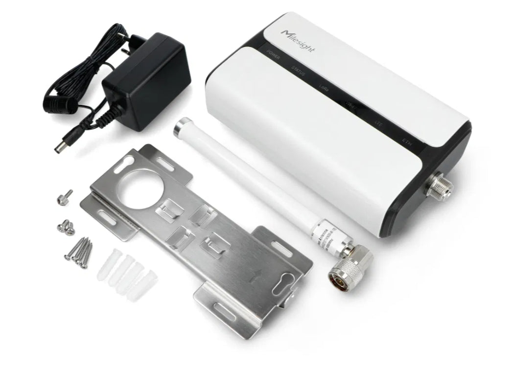 LoRaWAN® Gateway Semi Industrial UG65 Antena Externa y 4G LTE