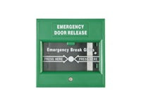 HIK Boton de emergencia - ruptura de vidrio - verde