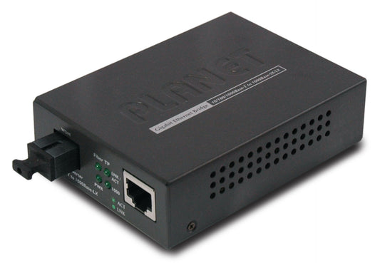 Conversor de Medios 10/100/1000BASE-T a 1000BASE-LX (WDM) TX:1550nm 60Km