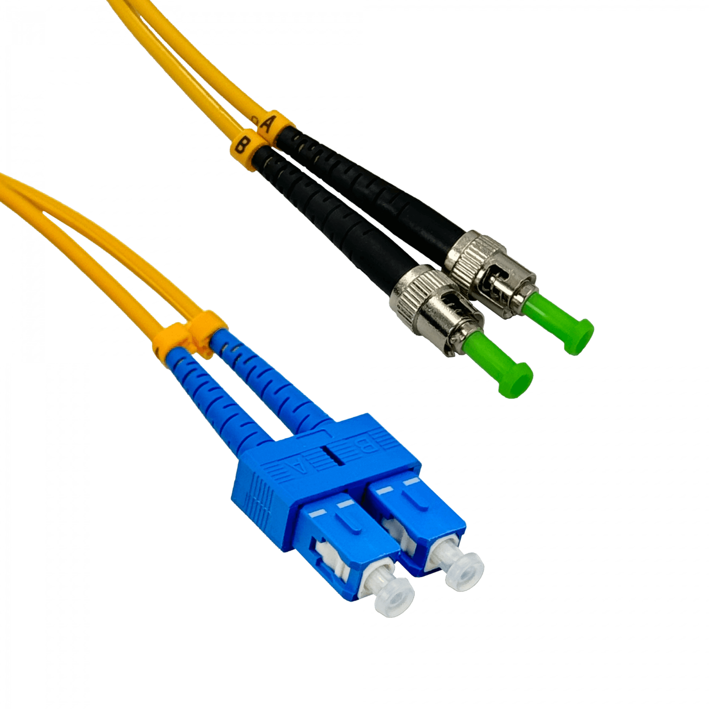 JFSCU3. 3mt SC/UPC-ST/APC Monomodo SM Dúplex Cable Puente de Fibra 3.0mm 9/125um