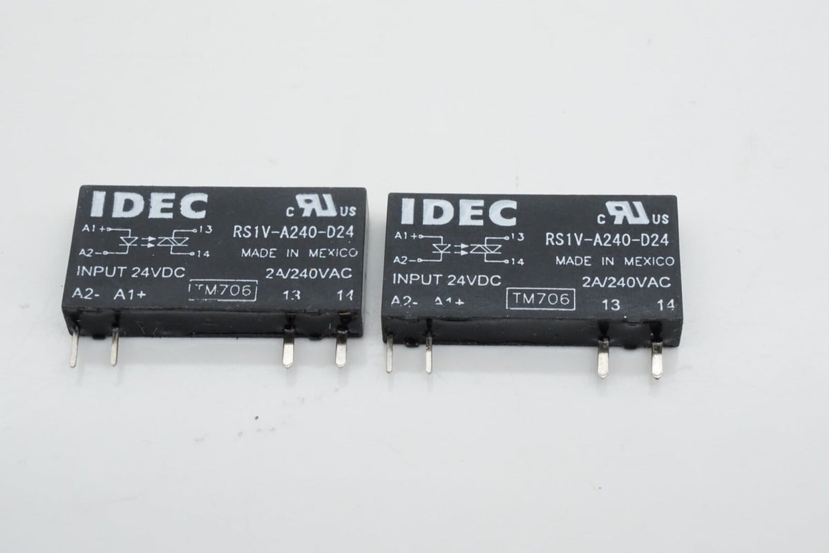 Relé de Entrada 24VDC 2A 240VAC Idec RS1V-A240-D24