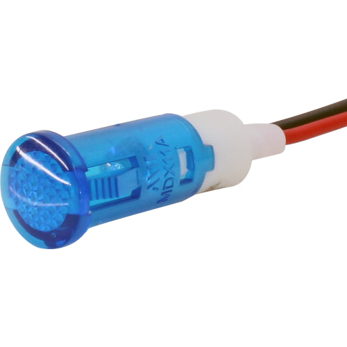 Indicador luz piloto 10mm plástico con cable 20cm serie IL10 - Verde - 24VAC/DC