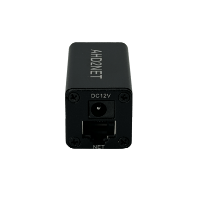 BALUN-IP Transcodificador Video Analógico a IP Entrada BNC-Macho Salida RJ45-Hembra 2MP 10/100 necesita/12Vdc
