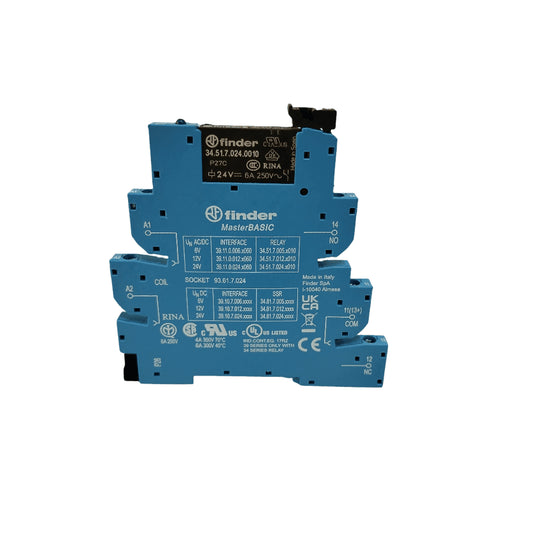 Módulo Relé de Conmutación 6A 24VAC/DC Estándar Basic 6mm – Finder