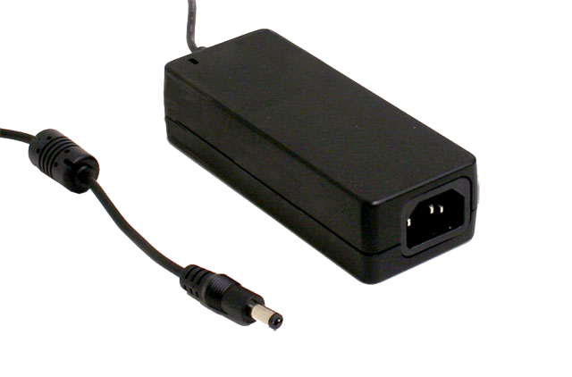 Adaptador AC-DC clase I y II médica con adaptador DC P1J 60W GSM60 - II - 12V