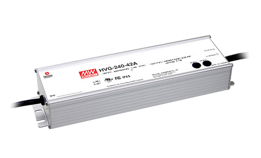 Driver LED carcasa metal 240W HVG-240 - AB - Ajuste Potenciómetro (Io) + 3 en 1 - 36V