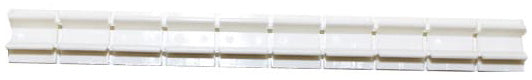 Identificador para bornera 10mm² Serie BS blanco 10 piezas