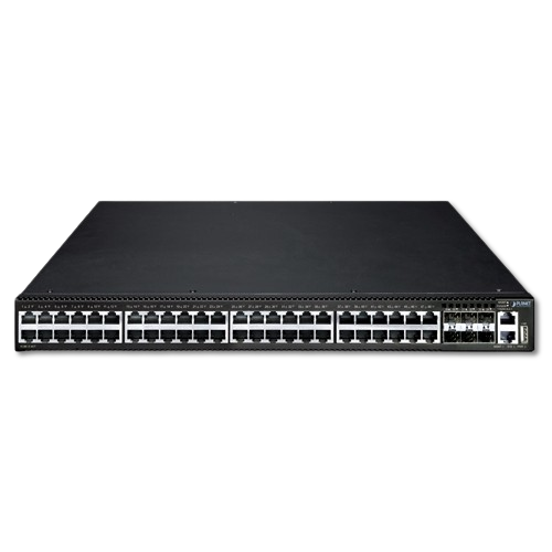 Switch Administrable Capa 3 PLANET SGS-6341-48T6X, 48 Puertos Gigabit y 6 Puertos 10G SFP+