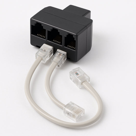 RJ11 Three way coupler Connect  DC-UPS  Size4 (Aux1) to external sensor