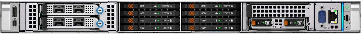 Dell Servidor Rack R470 + 6511P 16C +4x 32GB + 480GB SSD vista 2
