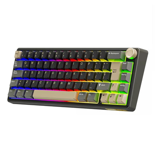 Teclado de Escritura RK R65 Phantom Distribución 65% Idioma Español Interruptor Marrón – Royal Kludge