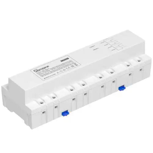 Medidor de Consumo Eléctrico Modular Inteligente Capacidad 80A máxima incluyendo Defensa ante Sobretensión Sonoff SPM-4Relay