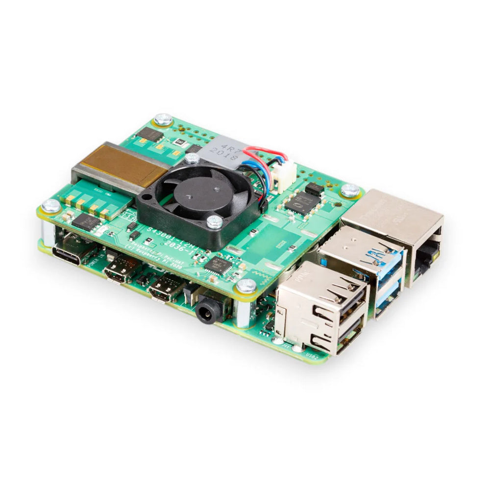 Raspberry Pi PoE+ HAT – Alimentación por Cable de Red