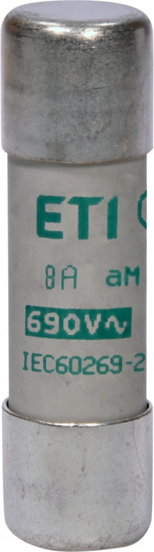 Fusible 14x51; curva aM (Lenta); 690VAC; Marca ETI - 12A