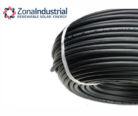 Cable solar Negro 4mm² H1Z2Z2-K x 100mt