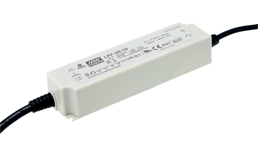 Driver LED plástico voltaje PFC IP67 40W LPF-40 - 30V