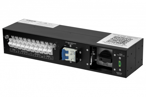 FDC-BS10K FORZA conmutador de bypass monofásico manual de 63 A para rack 2U, compatible con UPS de 6/10 kVA.