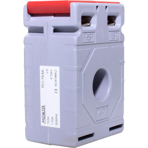 Transformador de corriente para medidores serie TC - 75/5A