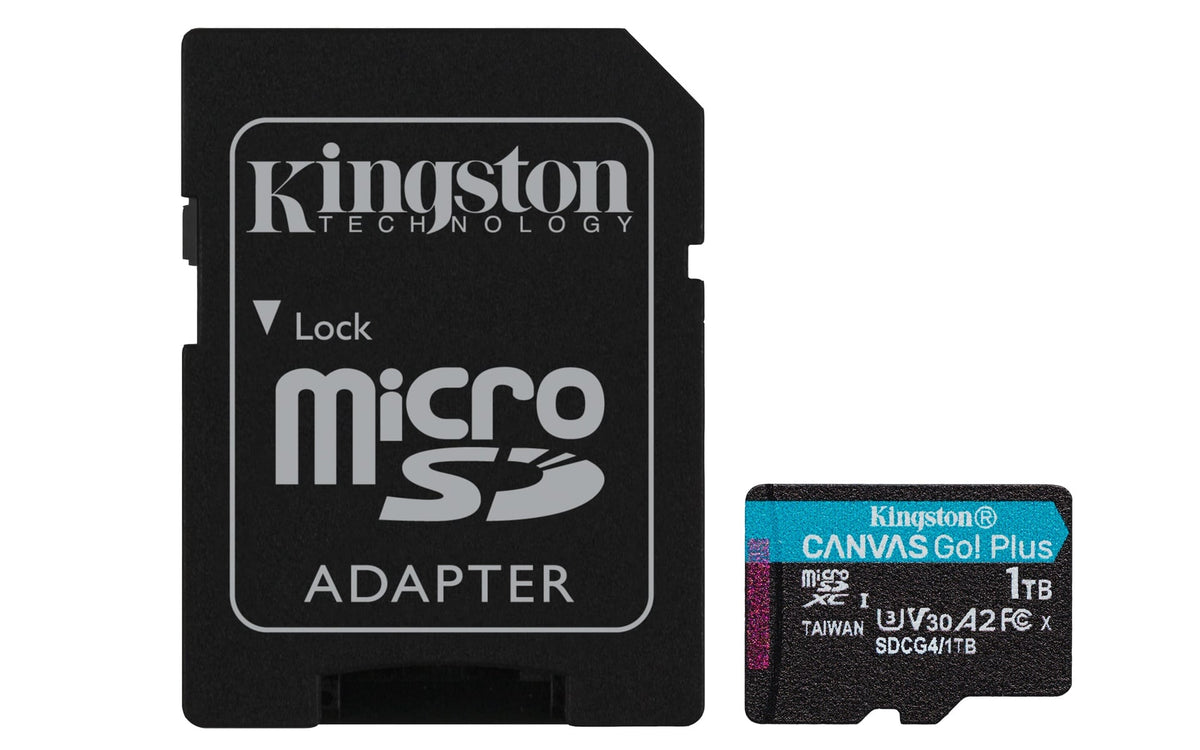 Kingston Tarjeta de Memoria 1TB microSD Canvas Go Plus