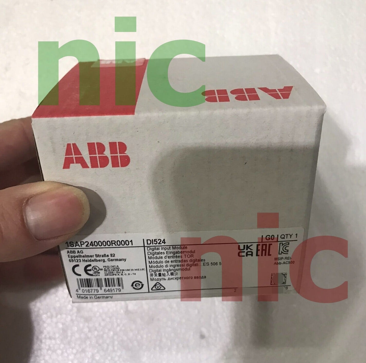Módulo Eléctrico ABB 3ABD10058713 DI524