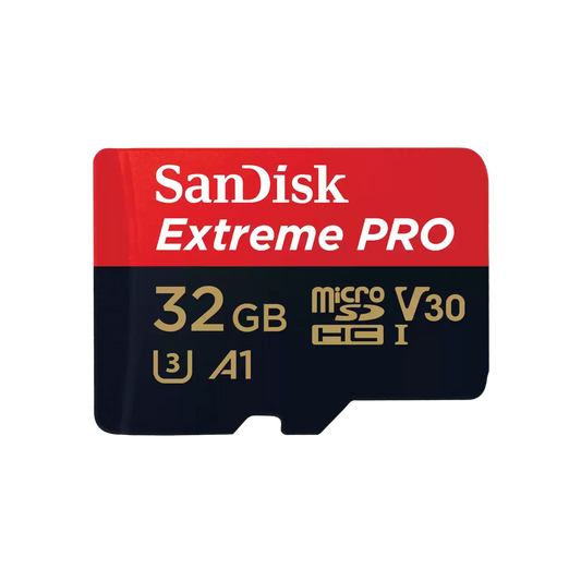 Tarjeta MicroSD 32GB Sandisk Extreme Pro U3 V30 4K Velocidad de Lectura 100MB/s Velocidad de Escritura 90MB/s