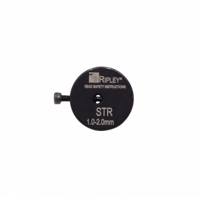 STR-F. RIPLEY 1,0-2,0 mm removedor de cinta de acero con imán de neodimio, 38,1 mm de diámetro