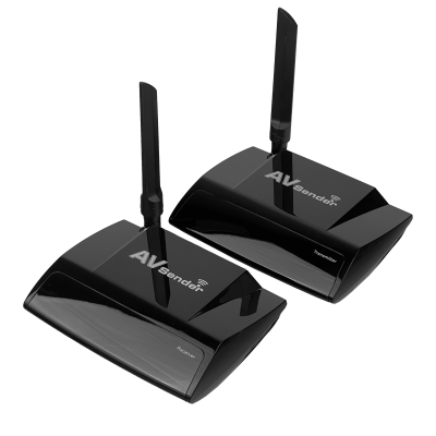 HDMI-300. Kit HDMI 300 metros inalámbrico HDMI-1-Entrada/2-Salidas Antena-fija 5,8GHz incluye-5Vdc