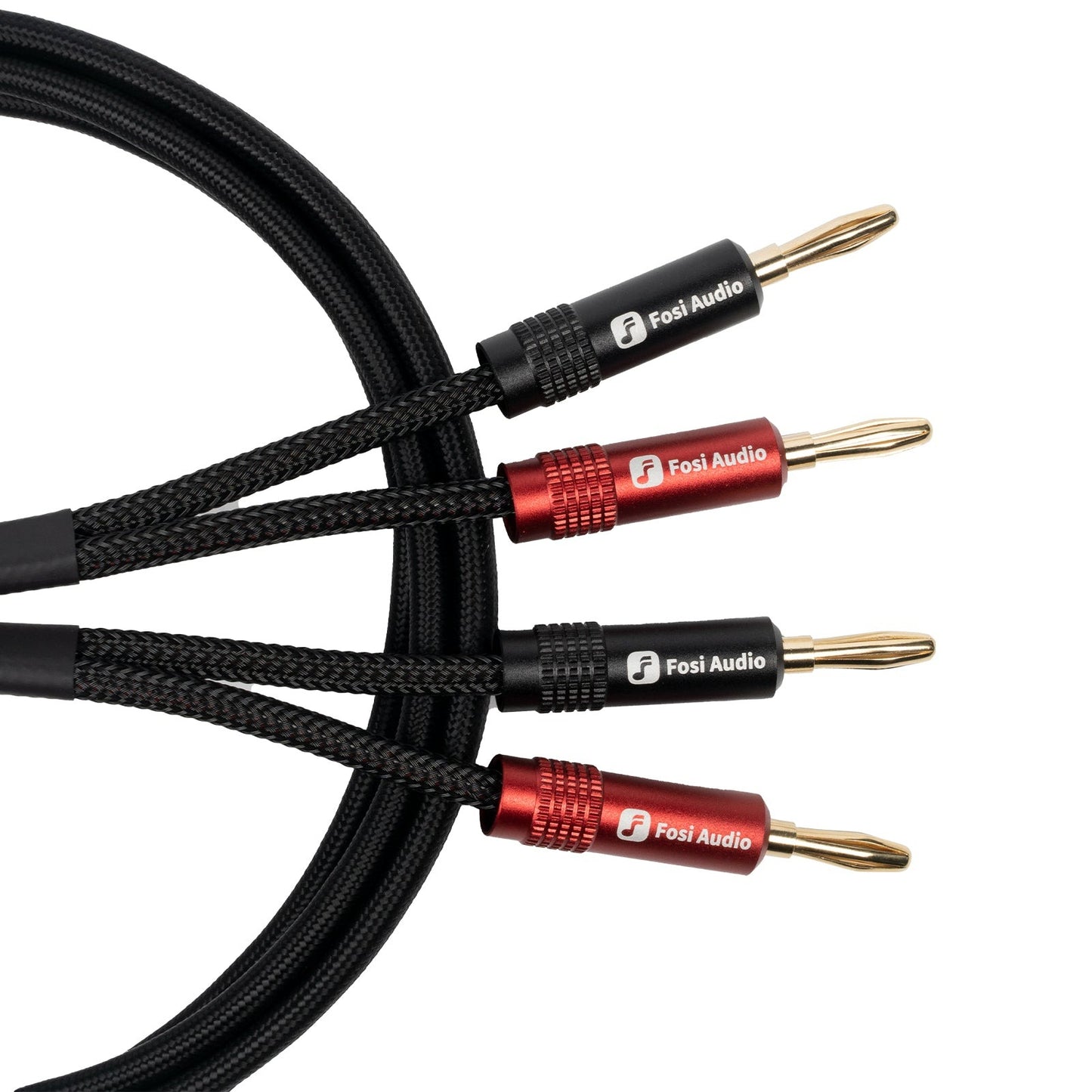 Cable Banana Revestido en Oro para Amplificador de Audio 30cm – Fosi Audio