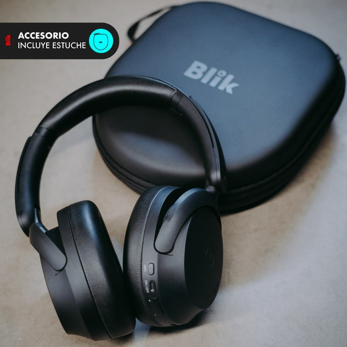 Auriculares de Conexión Inalámbrica Bluetooth Blik Aura950 con Supresión Activa de Ruido 72 horas de Autonomía