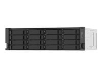 QNAP TS-1673AU-RP-16G servidor de almacenamiento NAS Bastidor (3U) Ryzen Embedded V1500B 16 GB DDR4 0 TB QNAP QTS Negro, Gris